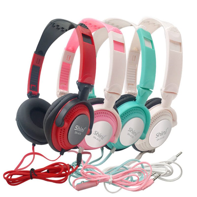 A18 Stereo Bass Headphones Noise Canceling Wired Headsets Foldable Earphone A18 Stereo Bass Headphones Noise Canceling Wired Headsets Foldable Earphone